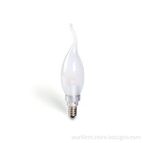 Clear Glass Frosted Candle Bulbs B15 , 360 Led Chandelier L